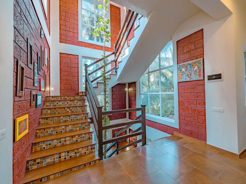 Stair way to 1st & 2nd Floor